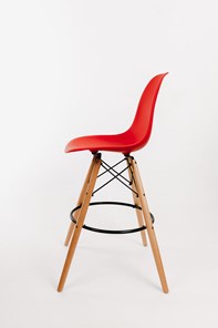 Барный стул DSL 110 Wood bar (красный) в Надыме - предосмотр 3