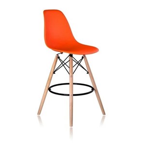 Барный стул DSL 110 Wood bar (оранжевый) в Муравленко