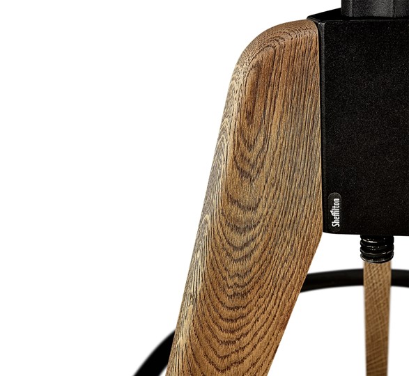 Барный стул SHT-ST29-C1/S92 (морская глубина/брашированный коричневый/черный муар) в Салехарде - изображение 5