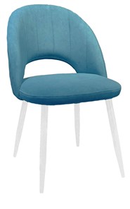 Обеденный стул 217 V16 голубой/белый в Ноябрьске