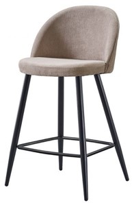 Полубарный стул 373B-2 dark beige/black в Лабытнанги