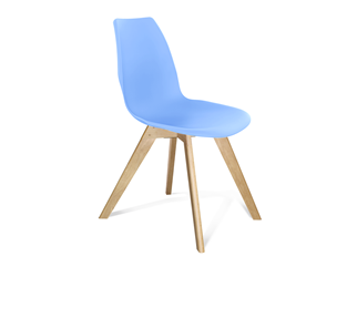 Обеденный стул SHT-ST29/S39 (голубой pan 278/прозрачный лак) в Салехарде