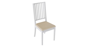 Обеденный стул Родос 2 (Белый матовый/тк № 108) в Салехарде