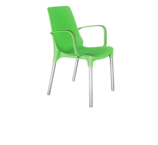 Кухонный стул SHT-ST76/S424 (зеленый/хром лак) в Салехарде - предосмотр