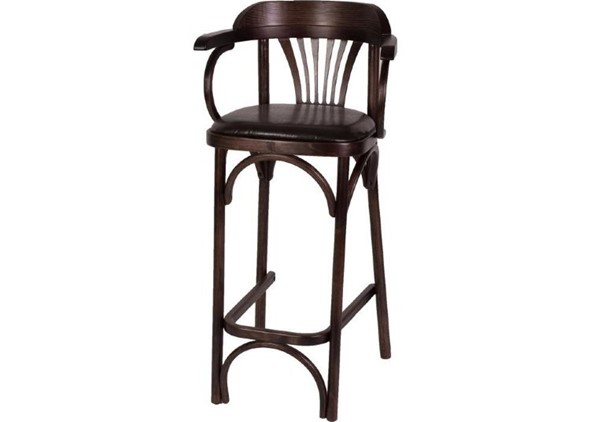 Барный стул 650 мягкий (темный тон) в Надыме - изображение