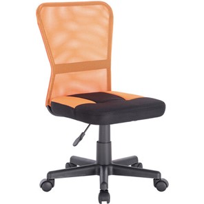 Офисное кресло Brabix Smart MG-313 (без подлокотников, комбинированное, черное/оранжевое) 531844 в Губкинском