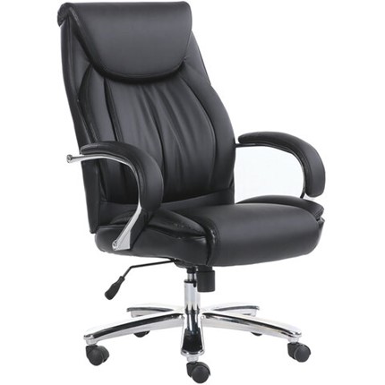 Офисное кресло Brabix Premium Advance EX-575 (хром, экокожа, черное) в Салехарде - изображение