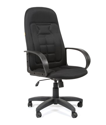 Компьютерное кресло CHAIRMAN 727 TW 11, цвет черный в Новом Уренгое - изображение