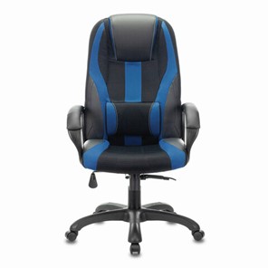 Компьютерное кресло Brabix Premium Rapid GM-102 (экокожа/ткань, черное/синее) 532106 в Ноябрьске