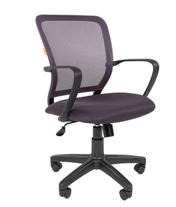 Компьютерное кресло CHAIRMAN 698 black TW, ткань, цвет серый в Губкинском