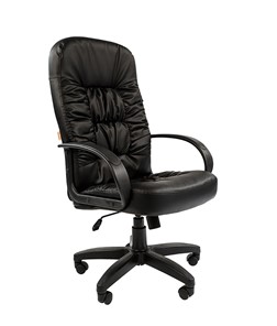 Офисное кресло CHAIRMAN 416, экокожа, цвет черный в Новом Уренгое