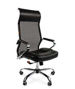 Кресло компьютерное CHAIRMAN 700 сетка, цвет черный в Губкинском