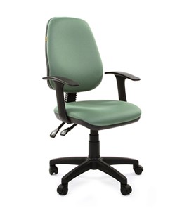 Офисное кресло CHAIRMAN 661 Ткань стандарт 15-158 зеленая в Новом Уренгое