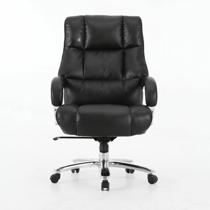 Кресло офисное Brabix Premium Bomer HD-007 (рециклированная кожа, хром, черное) 531939 в Лабытнанги - изображение