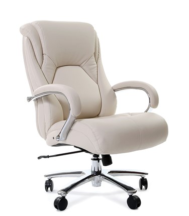 Кресло компьютерное CHAIRMAN 402, белый в Салехарде - изображение