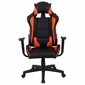Компьютерное кресло Brabix GT Racer GM-100 (две подушки, экокожа, черное/оранжевое) 531925 в Муравленко