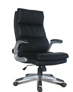 Кресло компьютерное BRABIX "Fregat EX-510", рециклированная кожа, черное, 530863 в Губкинском