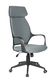 Кресло компьютерное Riva Chair 7272 (Серый/черный) в Салехарде