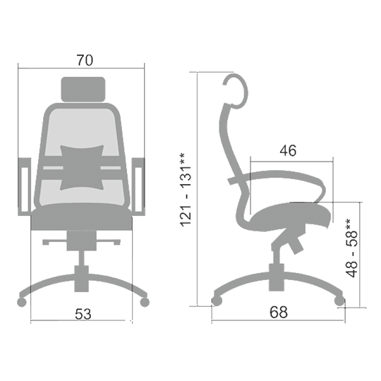 Офисное кресло Samurai SL-2.04, черный плюс в Салехарде - изображение 1