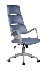 Кресло компьютерное Riva Chair SAKURA (Альпийское озеро/серый) в Надыме