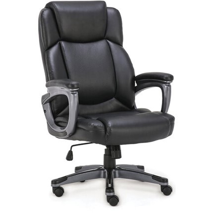 Офисное кресло Brabix Premium Favorite EX-577 (пружинный блок, рециклированная кожа, черное) 531934 в Салехарде - изображение