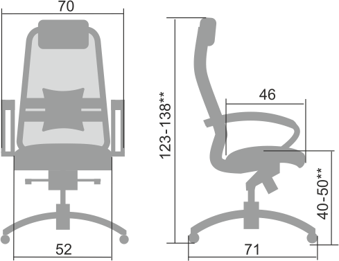 Кресло Samurai S-1.04, бежевый в Салехарде - изображение 1