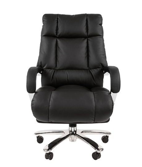 Компьютерное кресло CHAIRMAN 405 черное нат.кожа/экокожа в Салехарде - изображение 1