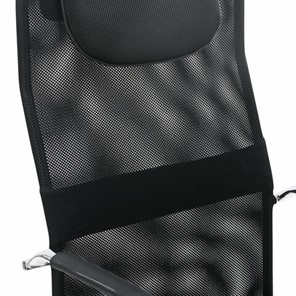 Кресло Brabix Fit EX-514 (с подголовником, хром, черное) в Салехарде - предосмотр 6