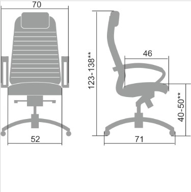 Офисное кресло Samurai K-1.041 черный в Салехарде - изображение 1