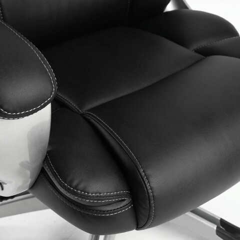 Кресло Brabix Premium Rest EX-555 (пружинный блок, экокожа, черное) 531938 в Салехарде - изображение 8