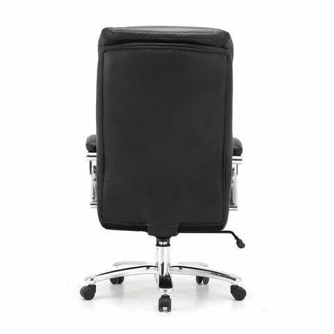 Компьютерное кресло Brabix Premium Pride HD-100 (натуральная кожа, черное) 531940 в Надыме - изображение 3