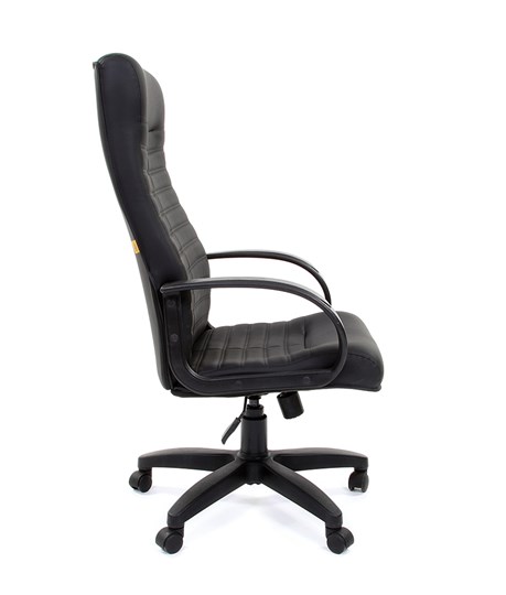 Офисное кресло CHAIRMAN 480 LT, экокожа, цвет черный в Салехарде - изображение 2