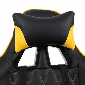 Кресло Brabix GT Master GM-110 (две подушки, экокожа, черное/желтое) в Салехарде - предосмотр 5