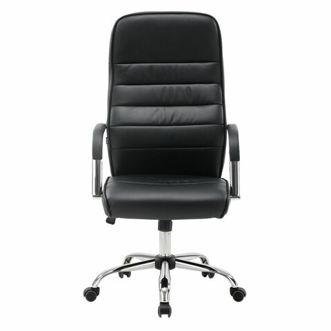 Офисное кресло Brabix Stark EX-547 (экокожа, хром, черное) в Салехарде - изображение 4