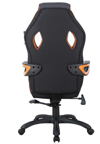 Кресло Brabix Techno Pro GM-003 (ткань, черное/серое, вставки оранжевые) в Салехарде - предосмотр 4