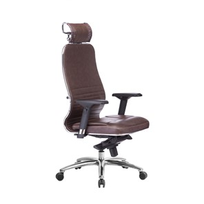 Офисное кресло Samurai KL-3.04, темно-коричневый в Салехарде - предосмотр 2