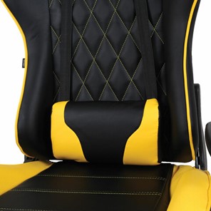 Кресло Brabix GT Master GM-110 (две подушки, экокожа, черное/желтое) в Салехарде - предосмотр 7