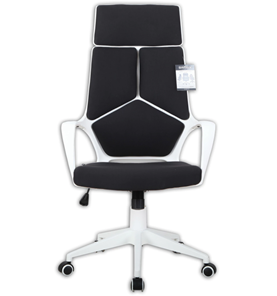 Кресло компьютерное Brabix Premium Prime EX-515 (пластик белый, ткань, черное) в Салехарде - предосмотр 5
