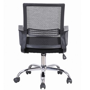 Компьютерное кресло Brabix Daily MG-317 (с подлокотниками, хром, черное) 531833 в Ноябрьске - предосмотр 2