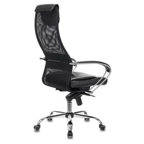 Компьютерное кресло Brabix Premium Stalker EX-609 PRO (хром, мультиблок, ткань-сетка/экокожа, черное) 532416 в Салехарде - предосмотр 2