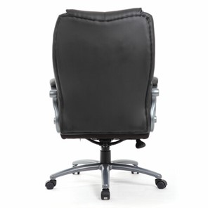 Офисное кресло Brabix Premium Strong HD-009 (экокожа черная, ткань серая) в Салехарде - предосмотр 3