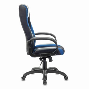Компьютерное кресло Brabix Premium Rapid GM-102 (экокожа/ткань, черное/синее) 532106 в Салехарде - предосмотр 1