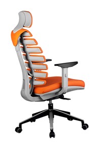 Кресло офисное Riva Chair SHARK (Оранжевый/серый) в Лабытнанги - предосмотр 3