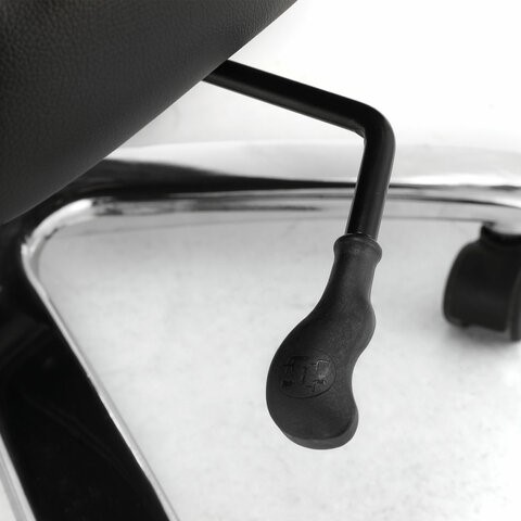 Компьютерное кресло Brabix Premium Pride HD-100 (натуральная кожа, черное) в Салехарде - изображение 7