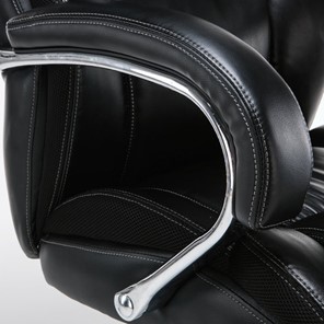 Кресло компьютерное Brabix Premium Status HD-003 (рециклированная кожа, хром, черное) 531821 в Надыме - предосмотр 7