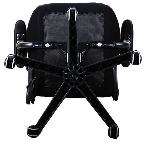 Офисное кресло Brabix GT Racer GM-100 (подушка, ткань, черное/красное) 531820 в Лабытнанги - изображение 6