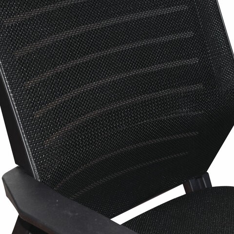 Кресло офисное Brabix Victory MG-016 (подголовник, хром, черное) 531924 в Салехарде - изображение 5