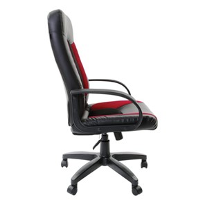 Офисное кресло Brabix Strike EX-525 (экокожа черная, ткань черная/бордовая, TW) в Салехарде - предосмотр 2