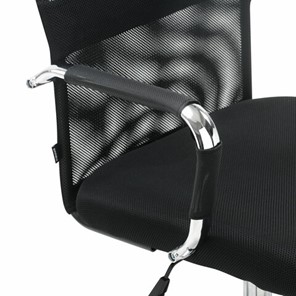 Кресло Brabix Fit EX-514 (с подголовником, хром, черное) в Салехарде - предосмотр 8