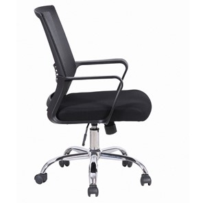 Компьютерное кресло Brabix Daily MG-317 (с подлокотниками, хром, черное) 531833 в Тарко-Сале - предосмотр 1